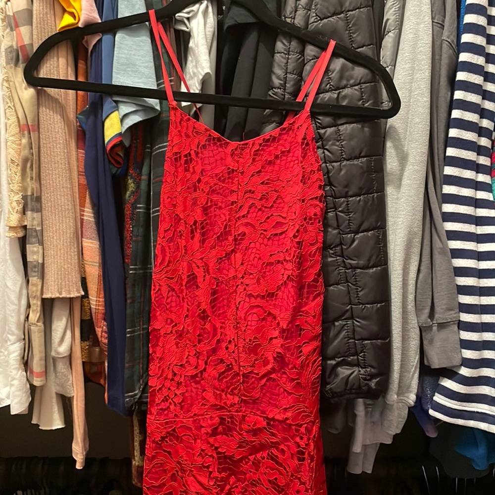 For Love and Lemons Red Dress Size Small